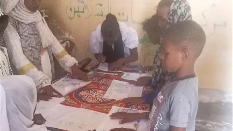 مسابقة الرسم والإبداع للنشء بمركز شباب الشلاتين