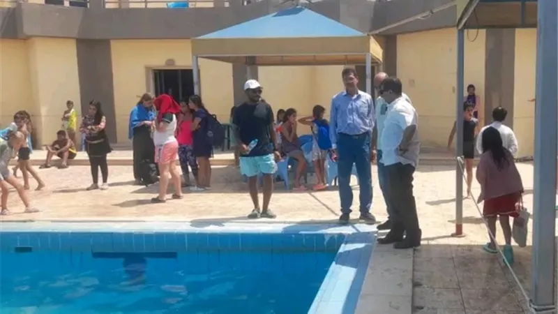 وكيل وزارة الشباب والرياضة يتفقد المركز الدولى للتنمية بالغردقة