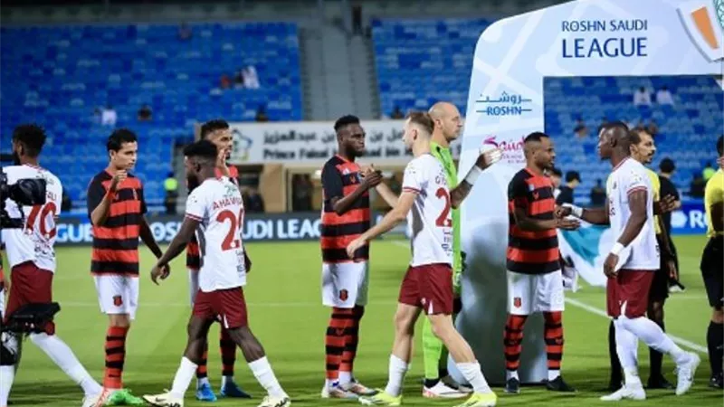 ديانج يشارك فى خسارة الخلود بثلاثية أمام الرياض بدورى روشن