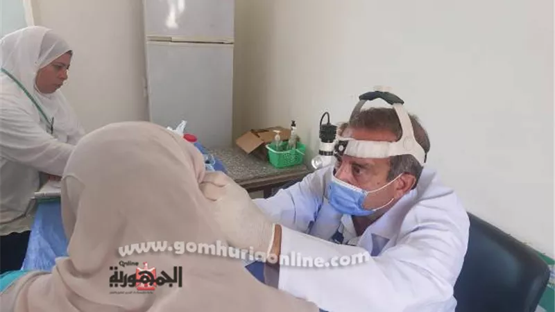 علاج ١٣٧٤ مواطنا بالمجان في قافلة طبية بدمياط