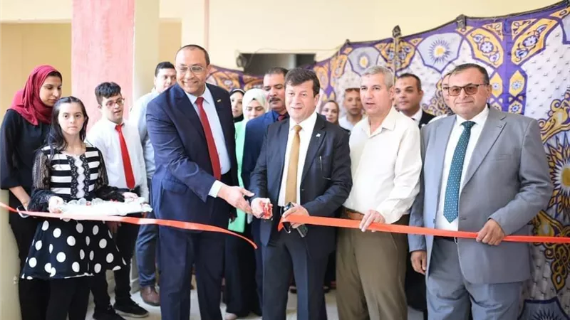 افتتاح وحدة الدمج التعليمى بالسنانية في دمياط