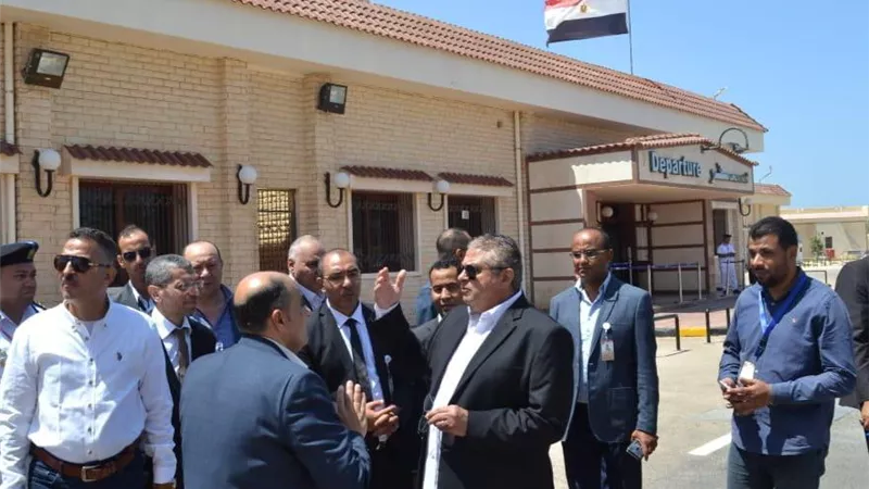 جولة تفقدية للجنة العليا للتفتيش الأمني والبيئي بمطاري العلمين ومرسى مطروح الدوليين