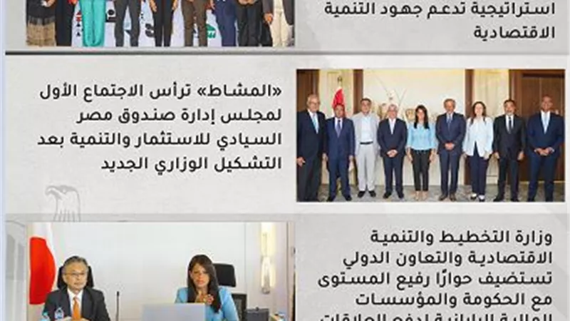 حصاد التخطيط والتعاون الدولي في أسبوع (فيديو وإنفوجراف)