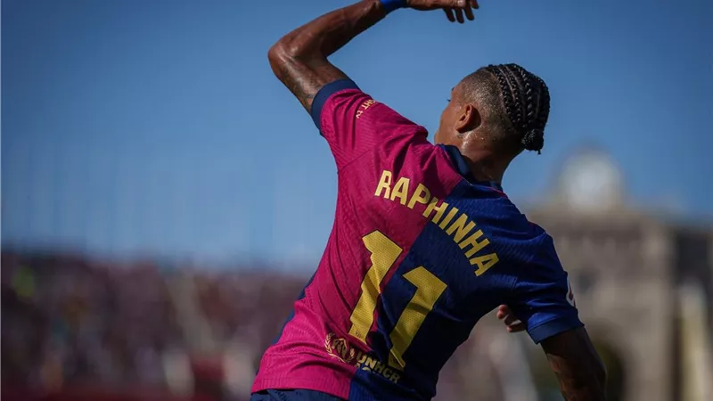 برشلونة يتقدم على بلد الوليد بنتيجة 3-0 خلال الشوط الأول