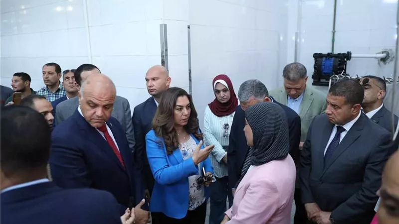 وزيرة التنمية المحلية تفتتح تطوير مجزر شبرا الخيمة