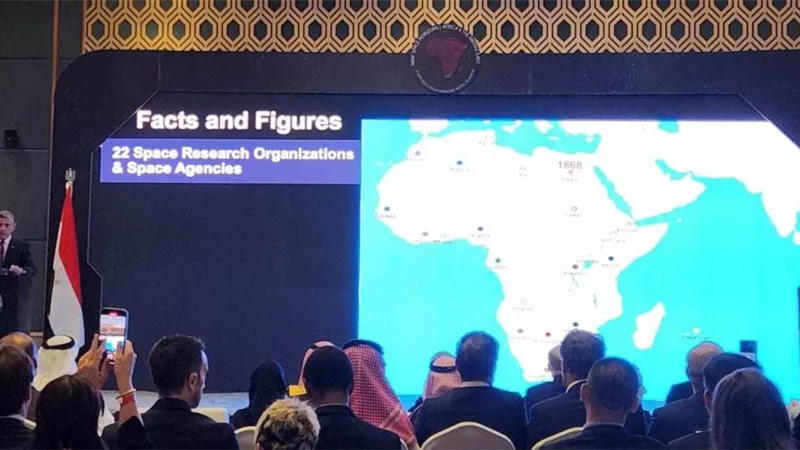 افتتاح مؤتمر آفاق الفضاء بين إفريقيا والشرق الأوسط بالعلمين الجديدة