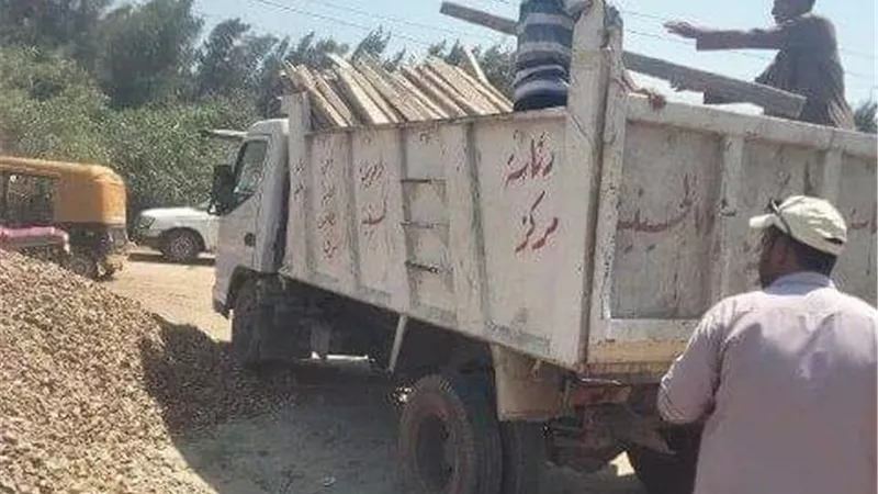 إزالة 5 حالات تعدي بمساحة 514 متر مباني بالشرقية