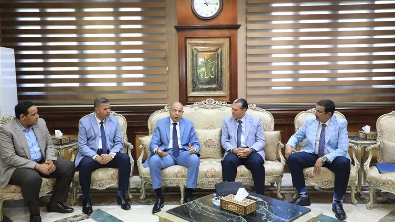 كدواني يستقبل الهلباوي لمناقشة تقدم مشروعات برنامج التنمية