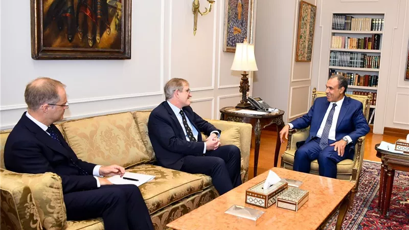 وزير الخارجية يستقبل المفوض البريطاني للتجارة مع أفريقيا