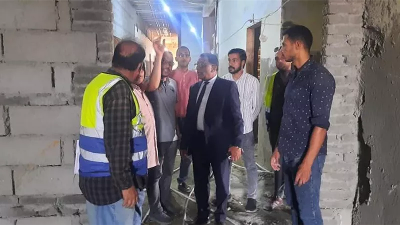 مستشارمحافظ البحر الاحمرلشئون المدن يتفقد المستشفى المركزى الجديد