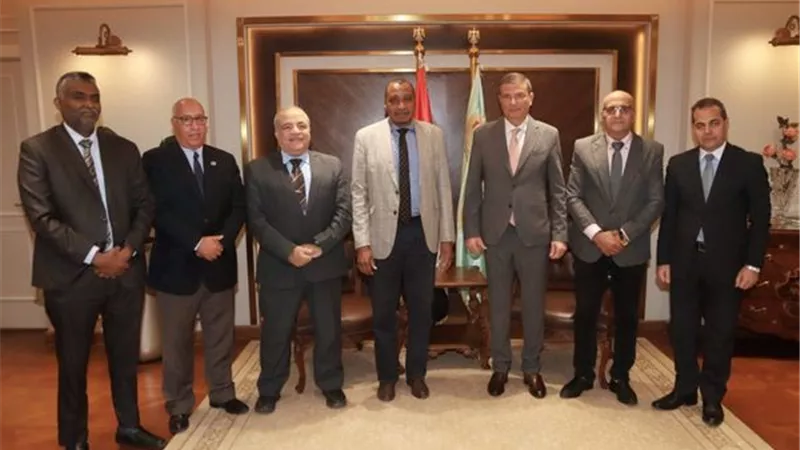 وزير الزراعة يستقبل المدير العام للمنظمة العربية للتنمية الزراعية