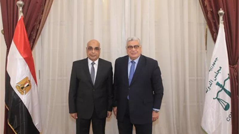 رئيس مجلس الدولة يستقبل وزير العدل مرحبا بزيارته الكريمة