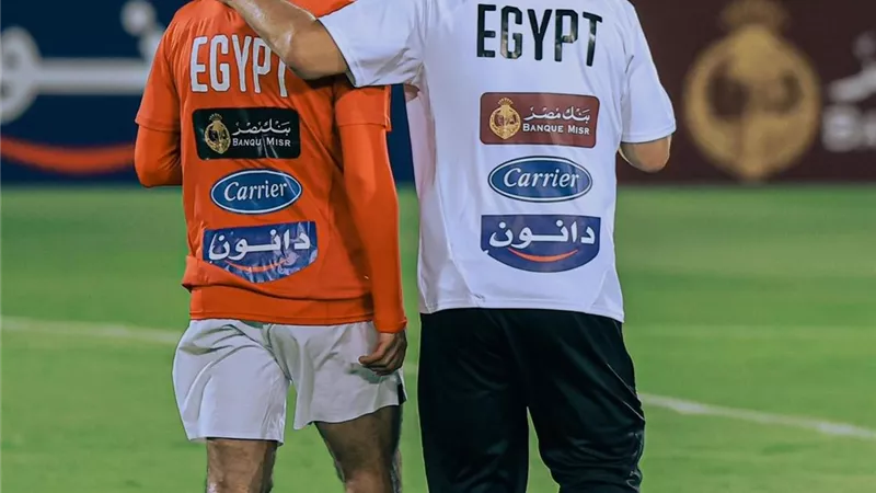محمد صلاح من معسكر منتخب مصر أمس .. فيديو
