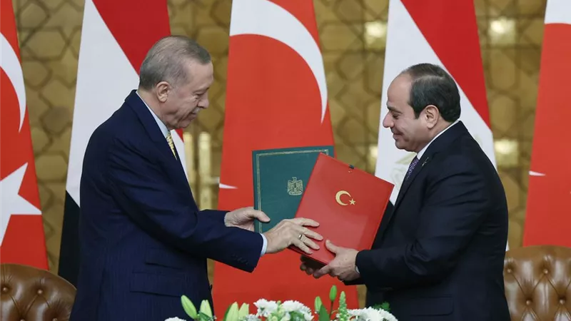 الرئاسة : السيسي وأردوغان سيناقشان القضايا محل الاهتمام المشترك