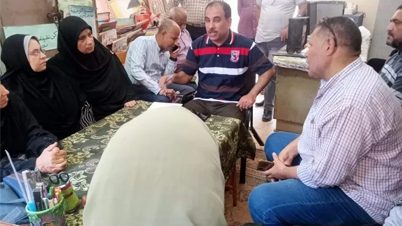 حل كثافة الفصول الدراسية بمدارس عزبة الأبيض بالخانكة