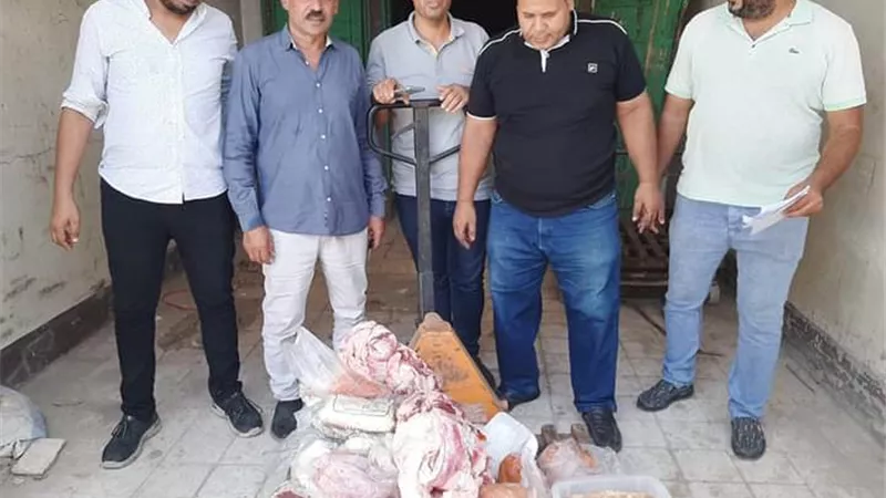 تحرير 15 محضر تموين وضبط 200 وإعدام 55 كيلو لحوم