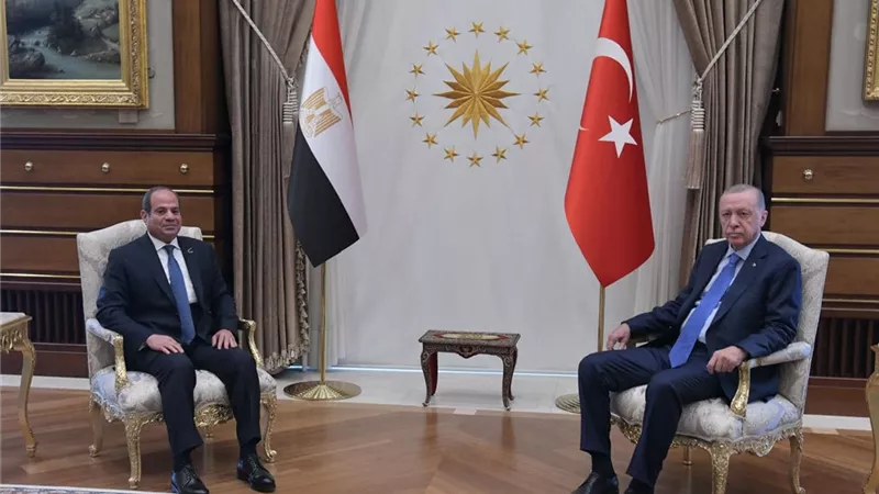 الرئيس السيسي: موقف مصر وتركيا ثابت بضرورة وقف إطلاق النار في غزة