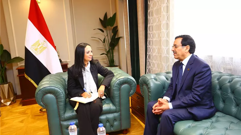وزيرة التضامن والمدير العام للمنظمة العربية للتنمية الإدارية يبحثان التعاون