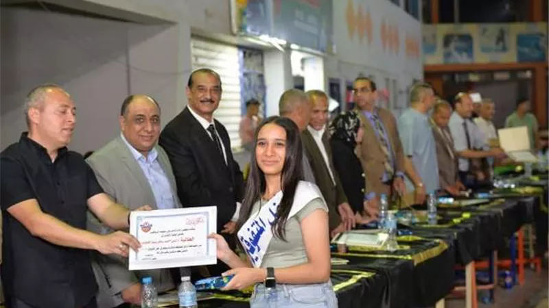 تكريم أوائل الشهادات والمتميزين بنادى بنى سويف