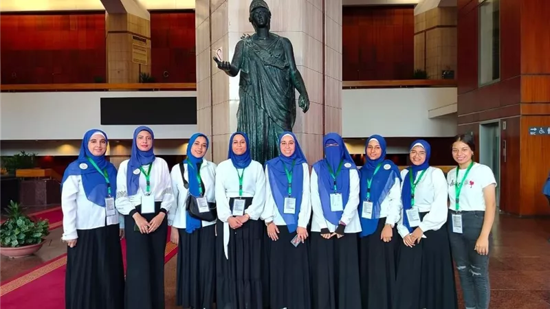 طلاب جامعة أسيوط يشاركون فعاليات الدورة الـ ٣٨ الفرنكوفونية