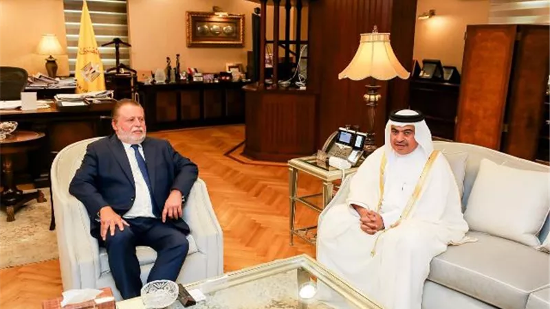 محافظ البنك المركزي يلتقي وزير المالية القطري لبحث التعاون المشترك