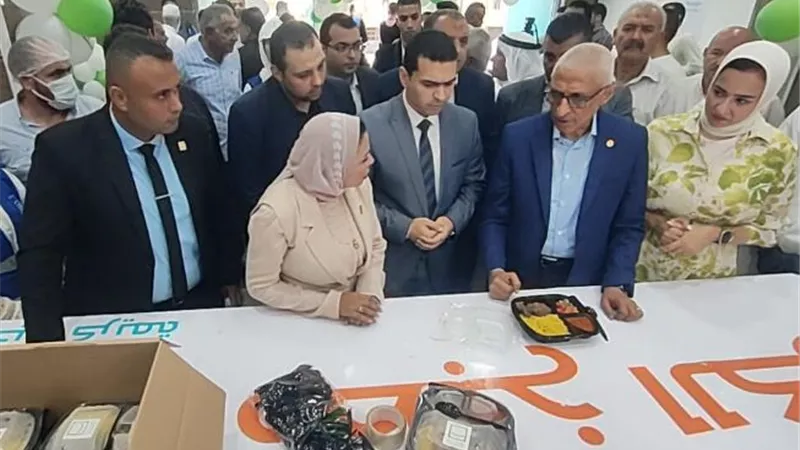 محافظ شمال سيناء يفتتح مطبخ الكرم بالعريش