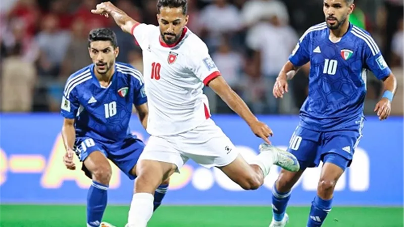 تصفيات مونديال 2026 .. الكويت تتعادل مع الأردن فى مباراة مثيرة