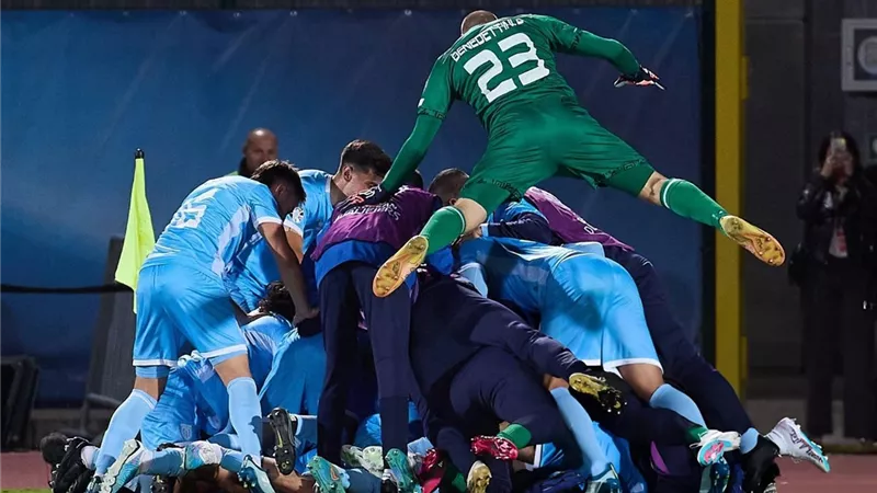 منتخب سان مارينو يحقق أول فوز رسمى فى تاريخه