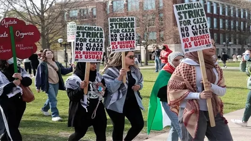 لمنع دعم فلسطين.. إجراءات معقدة لتنظيم الاحتجاجات بجامعات أمريكا