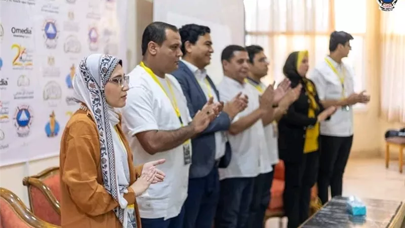 إفتتاح معسكر حملة بشبابها بنادي الرياضات البحرية بالغردقة