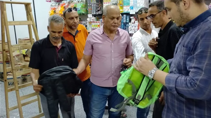 الدمينى افتتح معرض أهلاً مدارس 2024 برشيد