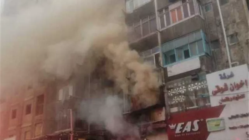 مصرع سيدة واصابة 19 الحصيلة النهاية لحريق الورديان