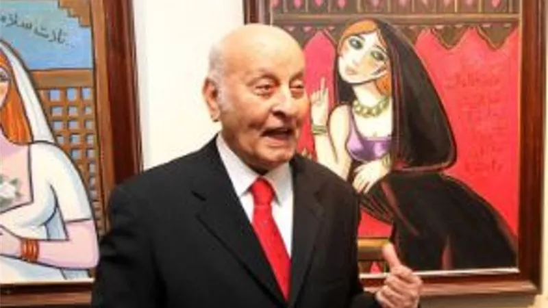 وصول جثمان الفنان التشكيلي حلمي التوني إلى مسجد مصطفى محمود