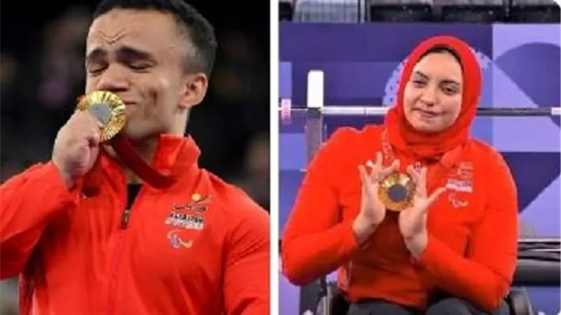 البارالمبية المصرية:صرف مكافأة فورية لثنائي الذهبية رضوان والمياو