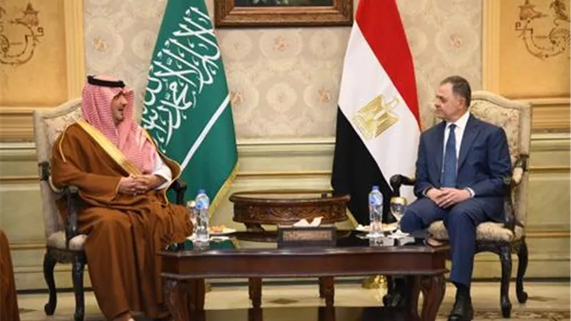 وزير الداخلية يستقبل نظيره السعودى لتدعيم التعاون الأمنى بين البلدين