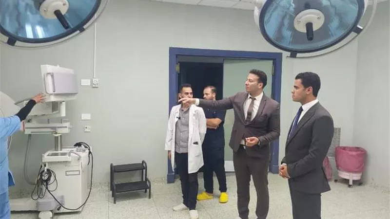 مرور مفاجئ على مستشفى الضبعة المركزى