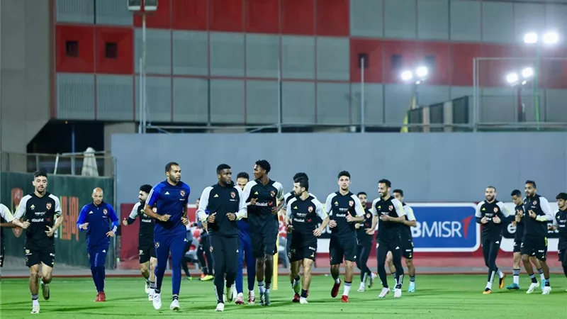 مران الأهلي.. تدريبات متنوعة بالملعب والجيم استعدادا لموقعة جورماهيا