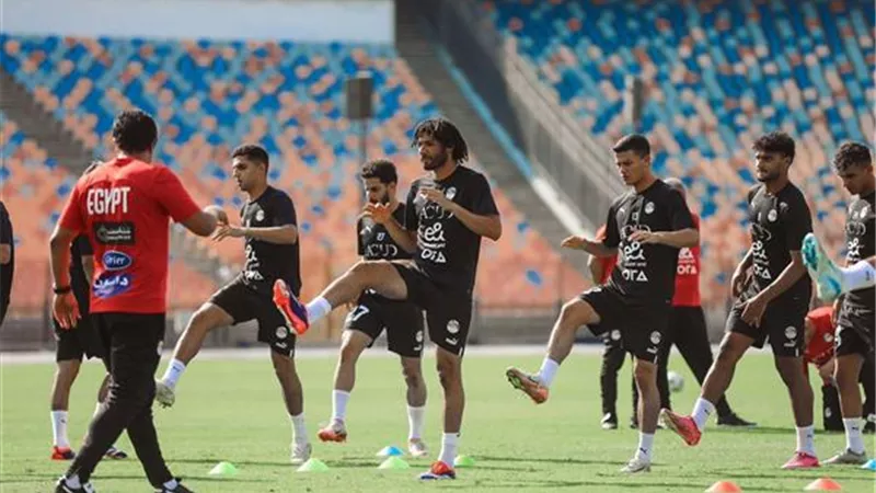 منتخب مصر يختتم تدريباته استعدادا للسفر إلى بوتسوانا