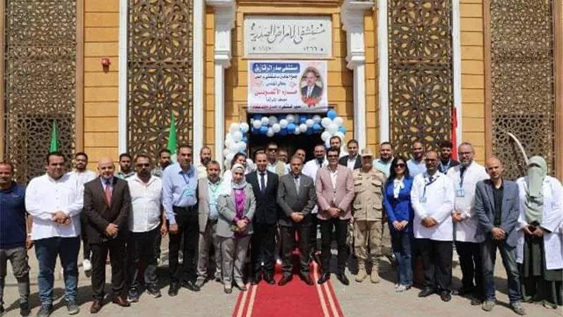 محافظ الشرقية يفتتح أعمال تطوير مستشفى الصدر بالزقازيق