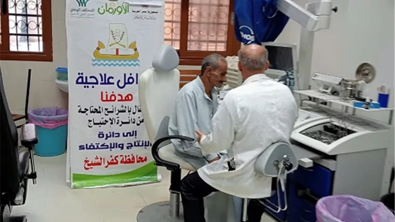 قافلة علاجية تخدم المرضي الاولي بالرعاية في محافظة كفرالشيخ