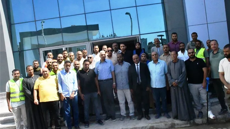 محافظ أسوان يتابع الأعمال الجارية بمستشفى السباعية المركزى