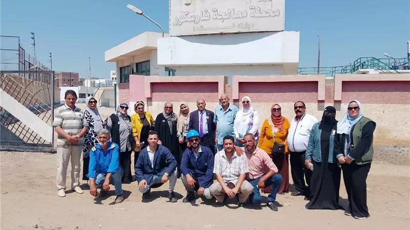 مياه دمياط تنظم زيارة لنقابة المعاشات للتعرف على إنجازات الدولة