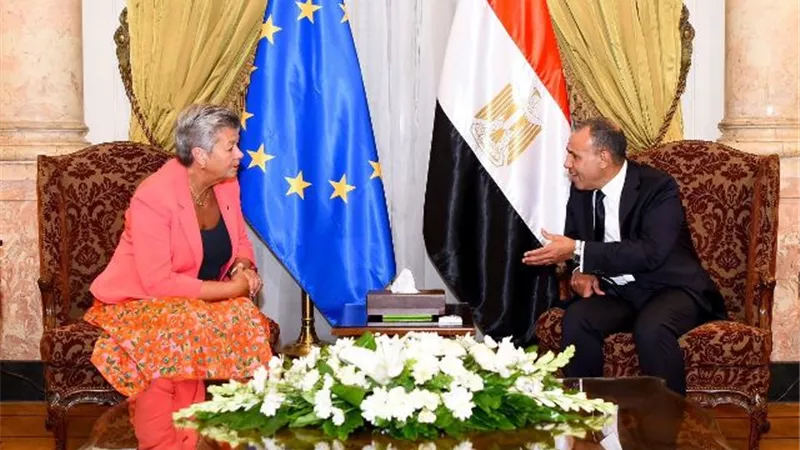 تفاصيل المؤتمر الصحفي لوزير الخارجية مع المفوضة الأوروبية