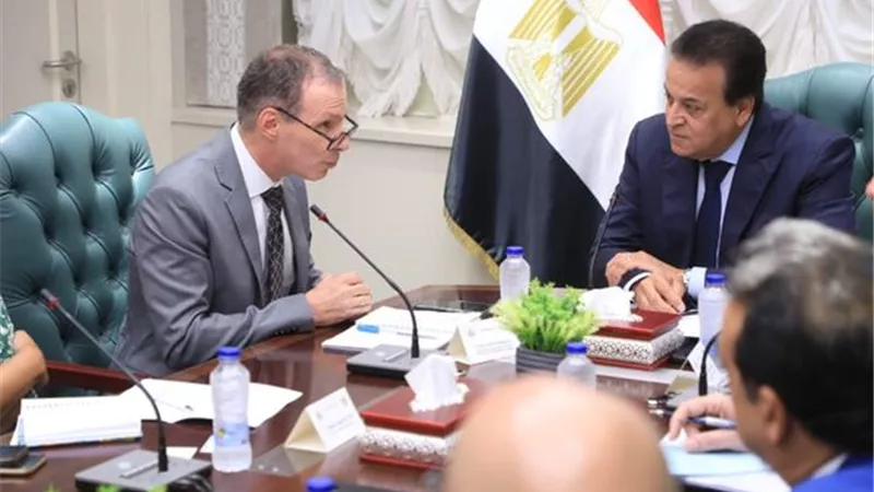 نائب رئيس الوزراء وزير الصحة يستقبل الممثل المقيم ومدير مكتب برنامج الأغذية العالمي