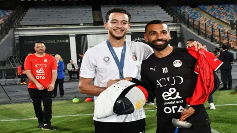 ماذا قدم محمد صلاح لصاحب برونزية أولمبياد باريس 2024