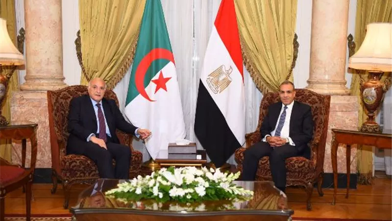 وزير الخارجية والهجرة يلتقي نظيره الجزائري