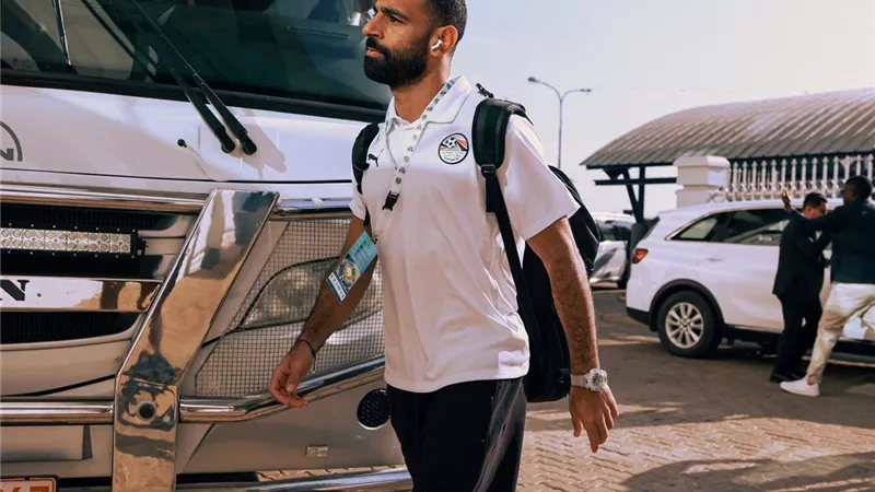 تصفيات كأس الأمم.. منتخب مصر يصل ملعب مباراة بوتسوانا.. صور