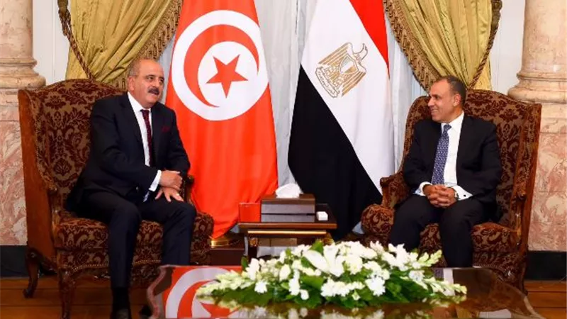 وزير الخارجية والهجرة يلتقي نظيره التونسي لبحث القضايا الإقليمية