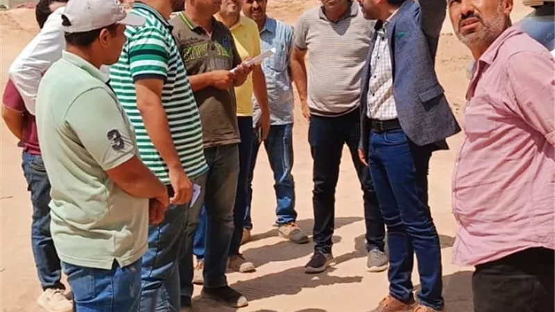 رئيس جهاز العبور الجديدة يتفقد تنفيذ مشروعات المرافق بالأمل
