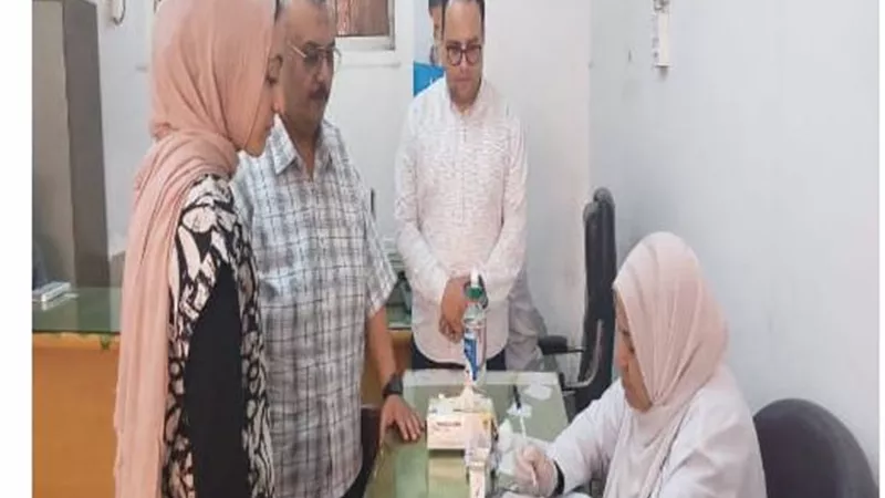 بدء الكشف الطبي للطلاب الجدد بجامعة بنها